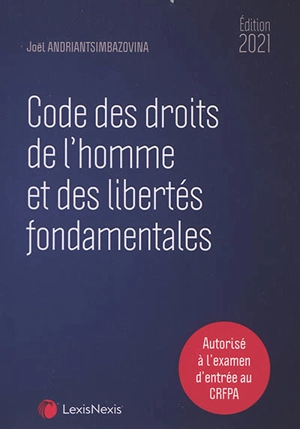 Code des droits de l'homme et des libertés fondamentales 2021