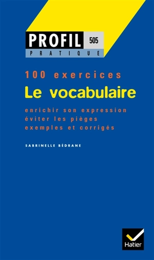 Le vocabulaire - Sabrinelle Bédrane