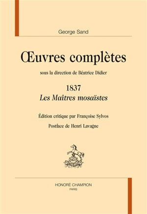 Oeuvres complètes. 1837 - George Sand