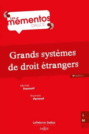 Grands systèmes de droit étrangers - Michel Fromont