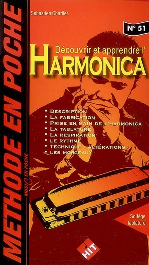 Découvrir et apprendre l'harmonica - Sébastien Charlier