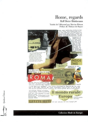 Rome, regards - Rolf Dieter Brinkmann