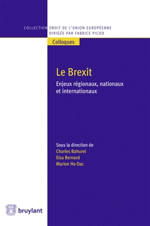 Le Brexit : enjeux régionaux, nationaux et internationaux