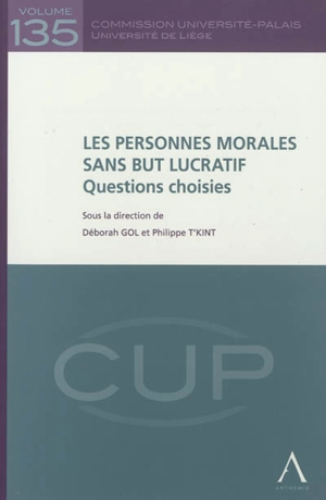 Les personnes morales sans but lucratif : questions choisies