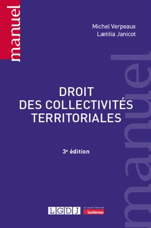 Droit des collectivités territoriales - Michel Verpeaux