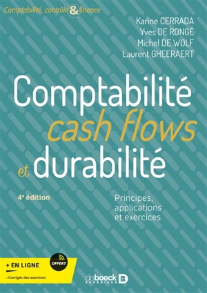 Comptabilité, cash flows et durabilité : principes, applications et exercices