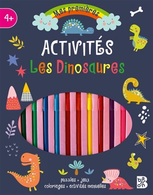 Mes premières activités : les dinosaures : puzzles, jeux, coloriages, activités manuelles - Amanda Lott