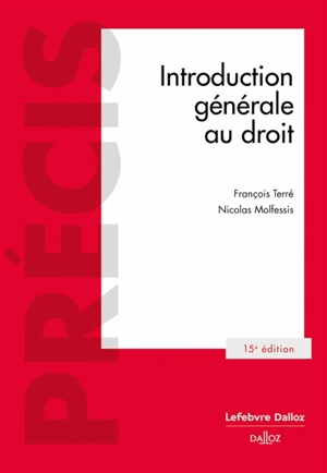 Introduction générale au droit - François Terré