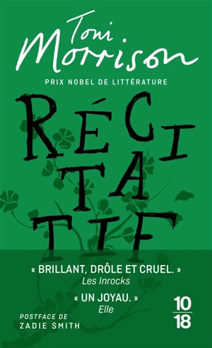 Récitatif - Toni Morrison