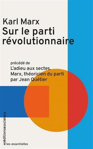 Sur le parti révolutionnaire. L'adieu aux sectes : Marx, théoricien du parti - Karl Marx