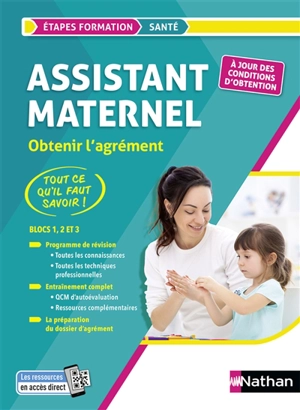 Assistant maternel : obtenir l'agrément : blocs 1, 2 et 3 - Louisa Rebih