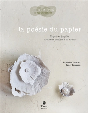 La poésie du papier : éloge de la fragilité : expériences créatives d'art modeste - Raphaële Vidaling