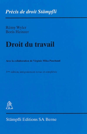 Droit du travail - Rémy Wyler