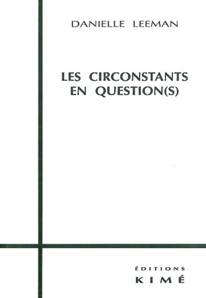 Les circonstances en question(s) - Danielle Leeman