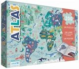 Atlas : un puzzle, un livre pour découvrir le monde, un poster - Jean-Michel Billioud