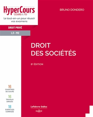 Droit des sociétés - Bruno Dondero