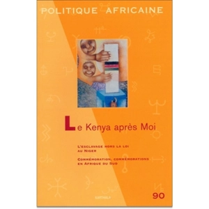 Politique africaine, n° 90. Le Kenya après Moi