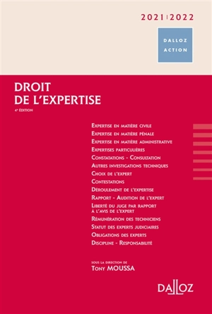 Droit de l'expertise : 2021-2022