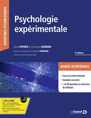 Psychologie expérimentale - Anne Myers