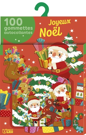 Joyeux Noël : 100 gommettes autocollantes - Charlie Pop