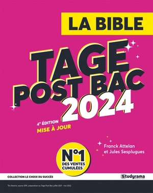 La bible Tage post-bac 2024 - Franck Attelan