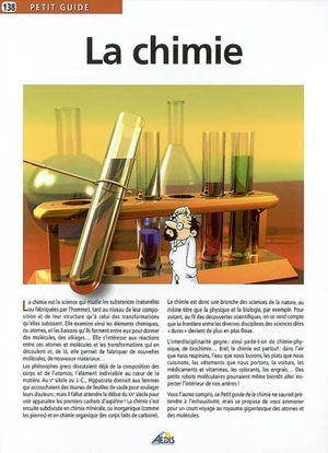 La chimie - Nathalie Audard