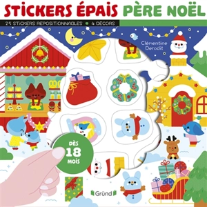 Père Noël : stickers épais - Sophie Rohrbach