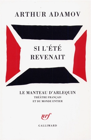 Si l'été revenait - Arthur Adamov