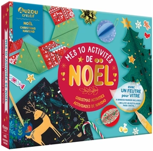 Mes 10 activités de Noël. Christmas activities. Actividades de Navidad - Faye Buckingham