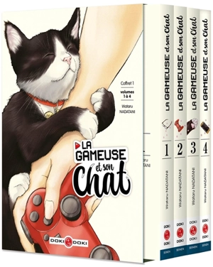 La gameuse et son chat : coffret volumes 1 à 4 - Wataru Nadatani