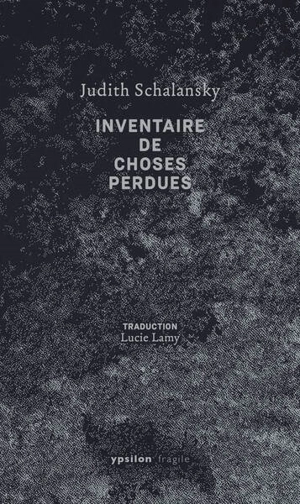 Inventaire de choses perdues - Judith Schalansky