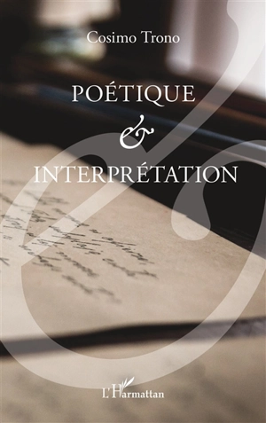 Poétique et interprétation - Cosimo Trono