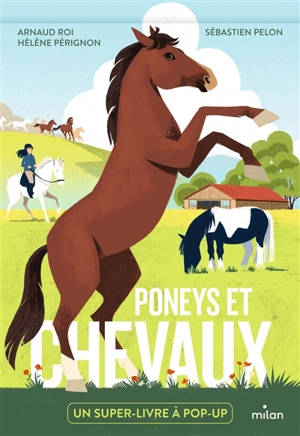 Poneys et chevaux : un super-livre à pop-up - Arnaud Roi