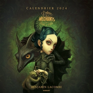 Le calendrier des méchants, des vilaines et des affreux 2024 - Benjamin Lacombe
