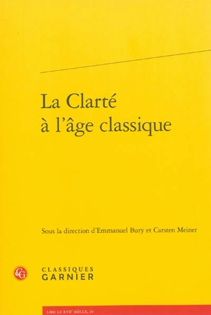 La clarté à l'âge classique