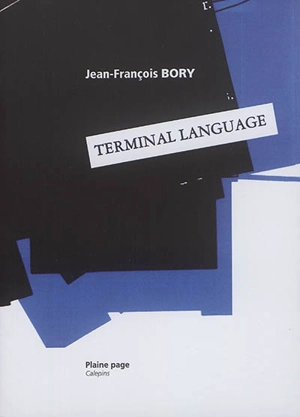 Terminal language - Jean-François Bory