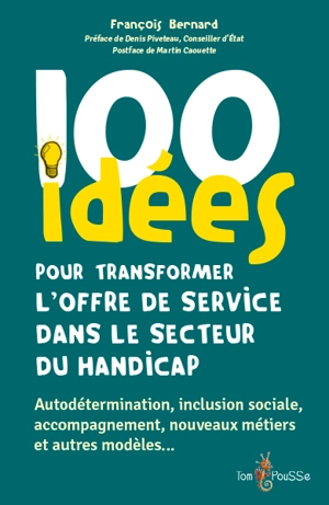 100 idées pour transformer l'offre de service dans le secteur du handicap : autodétermination, inclusion sociale, accompagnement, nouveaux métiers et autres modèles... - François Bernard