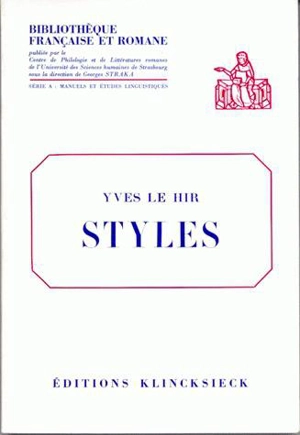 Styles - Yves Le Hir