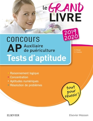 Concours AP auxiliaire de puériculture 2019-2020 : tests d'aptitude - Gérard Broyer