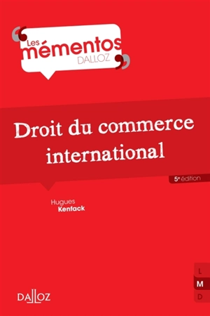 Droit du commerce international - Hugues Kenfack