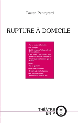 Rupture à domicile - Tristan Petitgirard