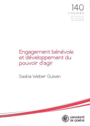 Engagement bénévole et développement du pouvoir d'agir - Saskia Weber Guisan