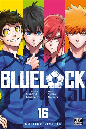 Blue lock : volume 16 + Blue lock, egoist bible, guide officiel : coffret - Muneyuki Kaneshiro