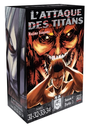 L'attaque des titans : saison 4, partie 3 : tomes 31, 32, 33, 34 - Hajime Isayama