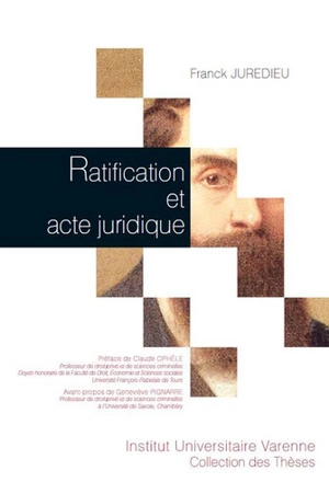 Ratification et acte juridique - Franck Juredieu