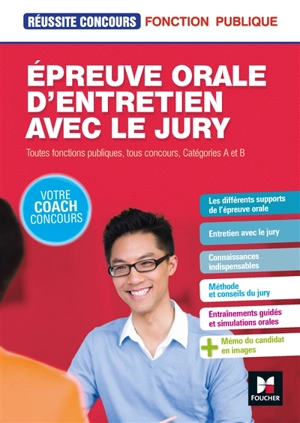 Epreuve orale d'entretien avec le jury : toutes fonctions publiques, tous concours, catégories A et B - Yolande Ferrandis