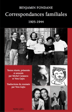 Correspondances familiales : 1905-1944 - Benjamin Fondane