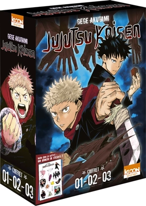 Jujutsu kaisen : coffret 01-02-03 - Gege Akutami