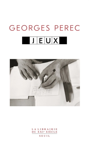 Jeux - Georges Perec