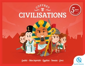 Coffret civilisations : 5 livres - Patricia Crété